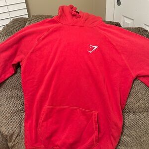 Red Gym Shark Hoodie